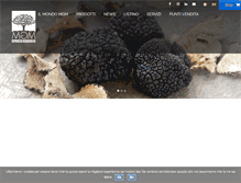 Tablet Screenshot of mgm-alimentari.it